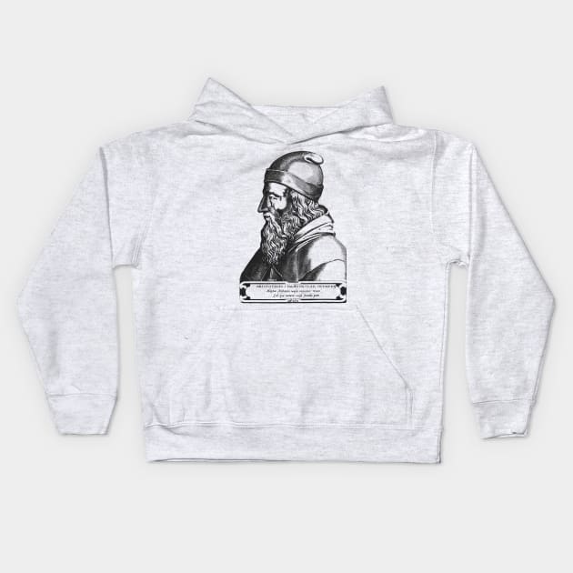 Aristotle Kids Hoodie by olemanner